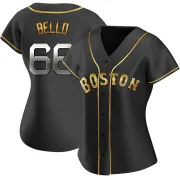 Black Golden Replica Brayan Bello Women's Boston Red Alternate Jersey