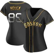 Black Golden Replica Tanner Houck Women's Boston Red Alternate Jersey