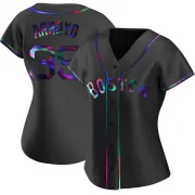 Black Holographic Replica Christian Arroyo Women's Boston Red Alternate Jersey