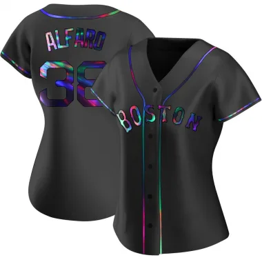 Black Holographic Replica Jorge Alfaro Women's Boston Red Alternate Jersey