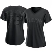 Black Replica Jamie Westbrook Women's Boston Red Pitch Fashion Jersey