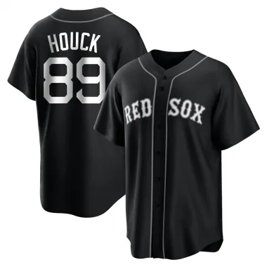 Black/White Replica Tanner Houck Men's Boston Red Jersey