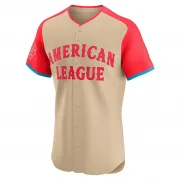 Cream Elite Tanner Houck Men's Boston Red American League 2024 All-Star Game Jersey