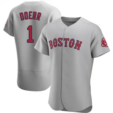 Gray Authentic Bobby Doerr Men's Boston Red Road Jersey