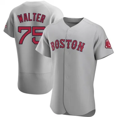 Gray Authentic Brandon Walter Men's Boston Red Road Jersey