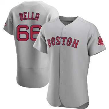 Gray Authentic Brayan Bello Men's Boston Red Road Jersey