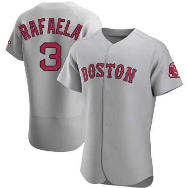 Gray Authentic Ceddanne Rafaela Men's Boston Red Road Jersey