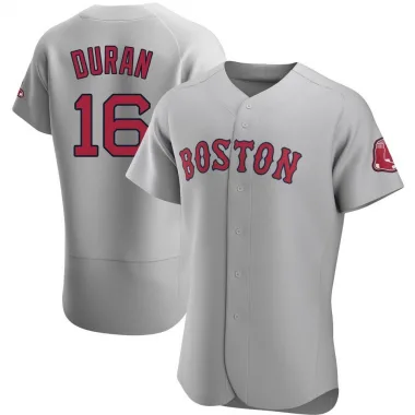 Gray Authentic Jarren Duran Men's Boston Red Road Jersey