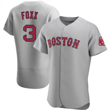 Gray Authentic Jimmie Foxx Men's Boston Red Road Jersey