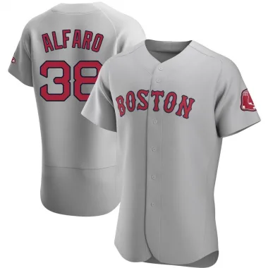 Gray Authentic Jorge Alfaro Men's Boston Red Road Jersey