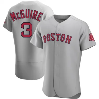 Gray Authentic Reese McGuire Men's Boston Red Road Jersey