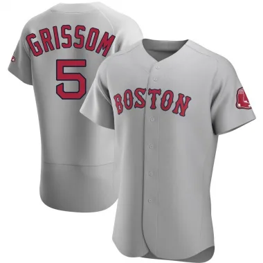 Gray Authentic Vaughn Grissom Men's Boston Red Road Jersey