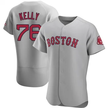 Gray Authentic Zack Kelly Men's Boston Red Road Jersey