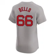 Gray Elite Brayan Bello Men's Boston Red Road Jersey