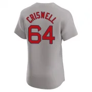 Gray Elite Cooper Criswell Men's Boston Red Road Jersey