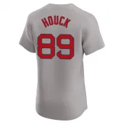 Gray Elite Tanner Houck Men's Boston Red Road Jersey