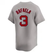 Gray Limited Ceddanne Rafaela Men's Boston Red Away Jersey