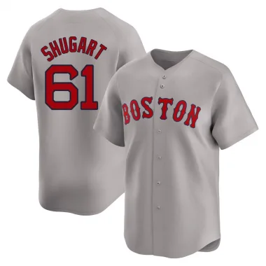 Gray Limited Chase Shugart Youth Boston Red Away Jersey