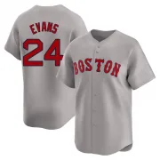 Gray Limited Dwight Evans Youth Boston Red Away Jersey