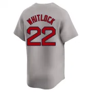 Gray Limited Garrett Whitlock Youth Boston Red Away Jersey