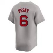 Gray Limited Johnny Pesky Men's Boston Red Away Jersey