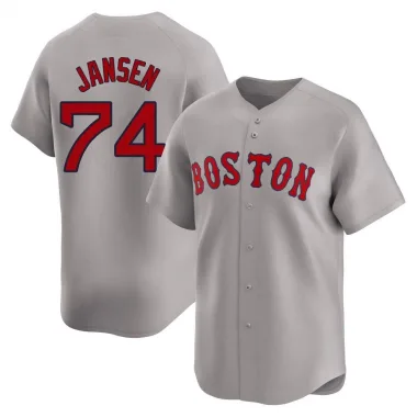 Gray Limited Kenley Jansen Men's Boston Red Away Jersey