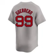 Gray Limited Luis Guerrero Men's Boston Red Away Jersey