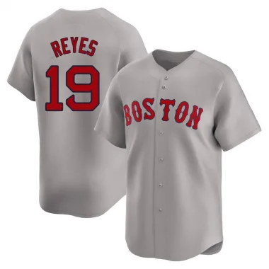 Gray Limited Pablo Reyes Youth Boston Red Away Jersey