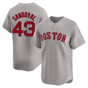 Gray Limited Patrick Sandoval Men's Boston Red Away Jersey