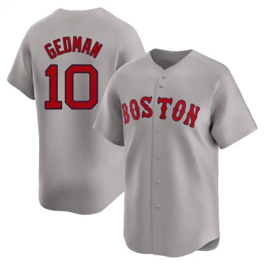 Gray Limited Rich Gedman Youth Boston Red Away Jersey