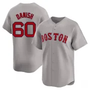 Gray Limited Tyler Danish Men's Boston Red Away Jersey