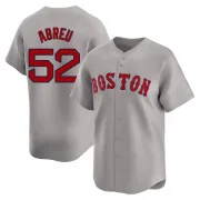 Gray Limited Wilyer Abreu Men's Boston Red Away Jersey