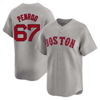 Gray Limited Zach Penrod Youth Boston Red Away Jersey