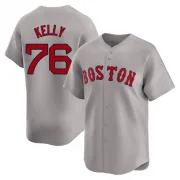 Gray Limited Zack Kelly Youth Boston Red Away Jersey