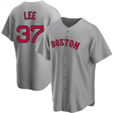 Gray Replica Bill Lee Youth Boston Red Road Jersey