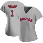 Gray Replica Bobby Doerr Women's Boston Red Road Jersey