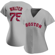 Gray Replica Brandon Walter Women's Boston Red Road Jersey