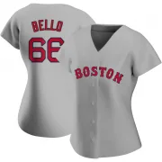 Gray Replica Brayan Bello Women's Boston Red Road Jersey