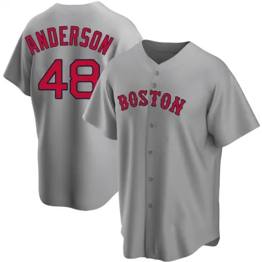 Gray Replica Chase Anderson Youth Boston Red Road Jersey