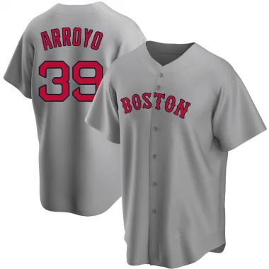 Gray Replica Christian Arroyo Men's Boston Red Road Jersey