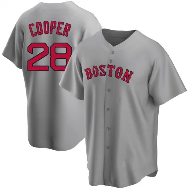 Gray Replica Garrett Cooper Men's Boston Red Road Jersey