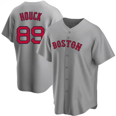 Gray Replica Tanner Houck Men's Boston Red Road Jersey