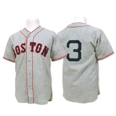 Grey Replica Jimmie Foxx Men's Boston Red 1936 Throwback Jersey