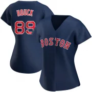 Navy Authentic Tanner Houck Women's Boston Red Alternate Jersey