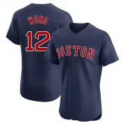 Navy Elite Connor Wong Men's Boston Red Alternate Jersey