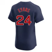 Navy Elite Dwight Evans Men's Boston Red Alternate Jersey