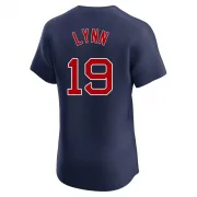 Navy Elite Fred Lynn Men's Boston Red Alternate Jersey