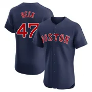 Navy Elite Rod Beck Men's Boston Red Alternate Jersey