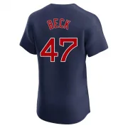 Navy Elite Rod Beck Men's Boston Red Alternate Jersey