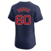 Navy Elite Tyler Danish Men's Boston Red Alternate Jersey